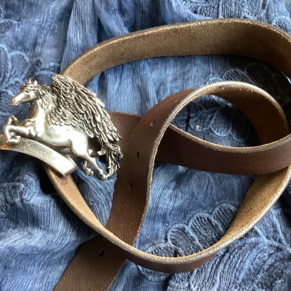 Gucci Pegasus Leather Belt main image 4